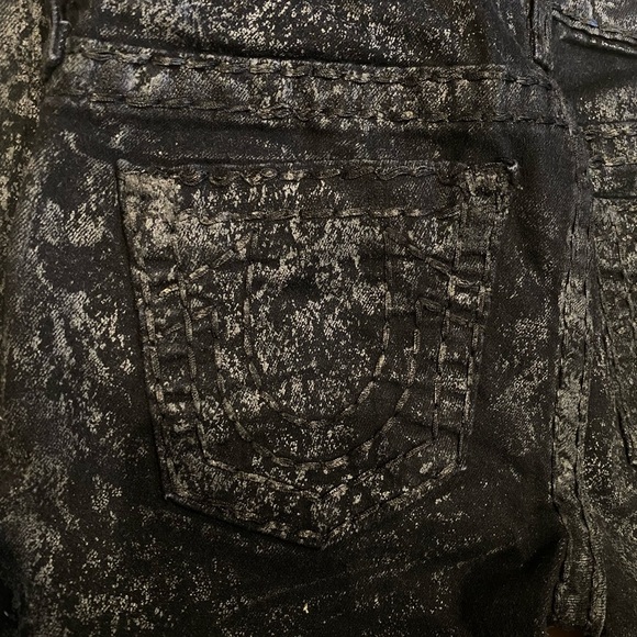 True Religion Casey skinny jeans black size 26 - Picture 6 of 7